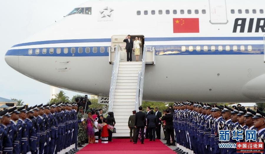 （时政）（1）习近平抵达马累开始对马尔代夫进行国事访问 