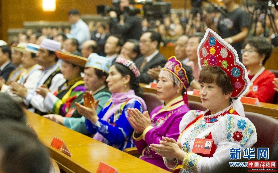 9月28日至29日，中央民族工作会议暨国务院第六次全国民族团结进步表彰大会在北京举行。这是9月28日，与会代表在听会。 新华社记者谢环驰 摄
