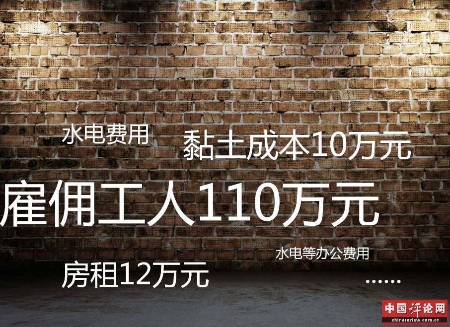 网文中这家公司的经营成本