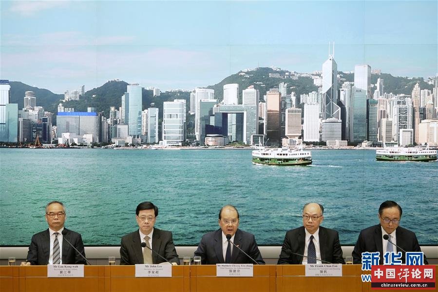 （港澳台·图文互动）（1）香港特区政府多部门：暴力行径无法无天 支持警队严正果断执法