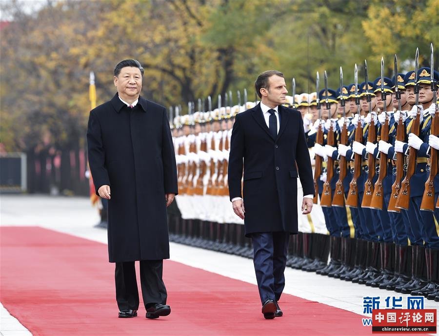 （时政）习近平同法国总统马克龙会谈