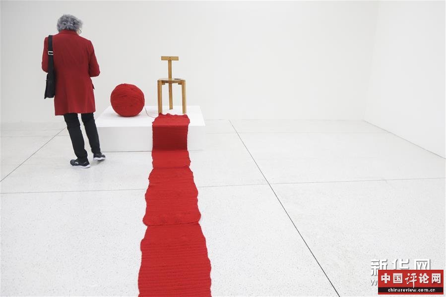 （国际·图文互动）（1）巴西库里蒂巴双年展开幕　中国艺术品引人注目