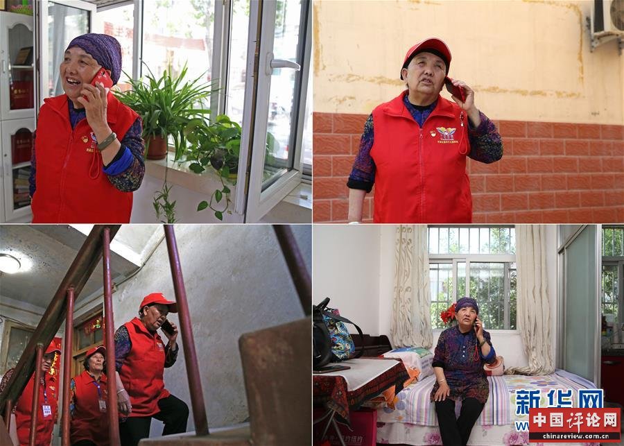 （走向我们的小康生活·图文互动）（6）兰花掬得满庭芳——宁夏吴忠市古稀志愿者王兰花的温情故事