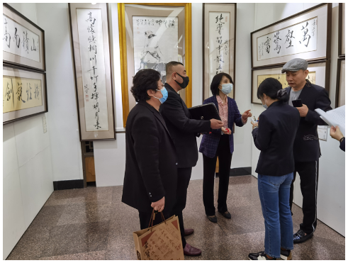 书画家叶建波受邀参加恩师范曾辛丑书画展
