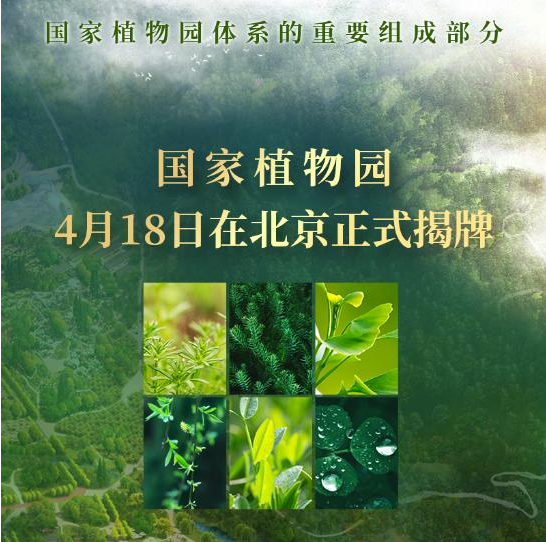 权威快报｜国家植物园正式揭牌