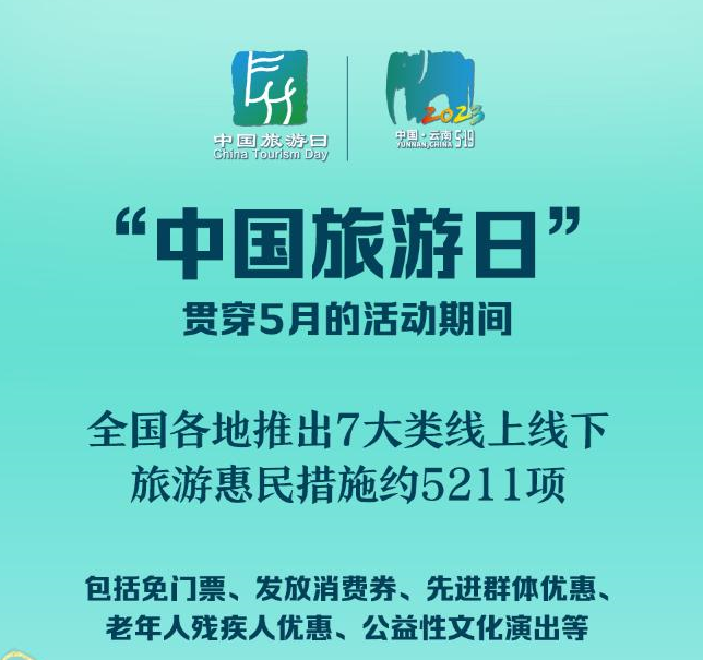 “中国旅游日”活动推出7大类旅游惠民措施