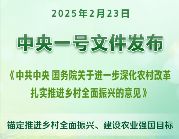 2025年中央一号文件发布