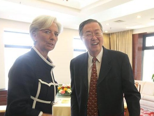 周小川行长会见法国财长拉嘉德